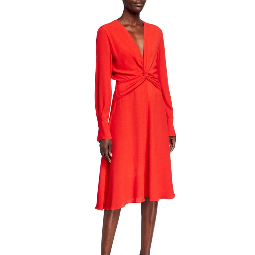Equipment Femme, Size 12, Cocktail Dress, Short Faun Dress in Aura Orange.